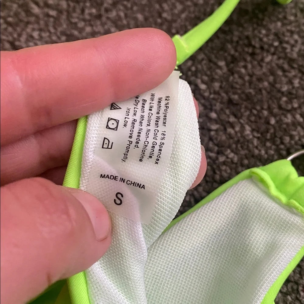 Vibrant Green sexy Bikini Set S NWOT